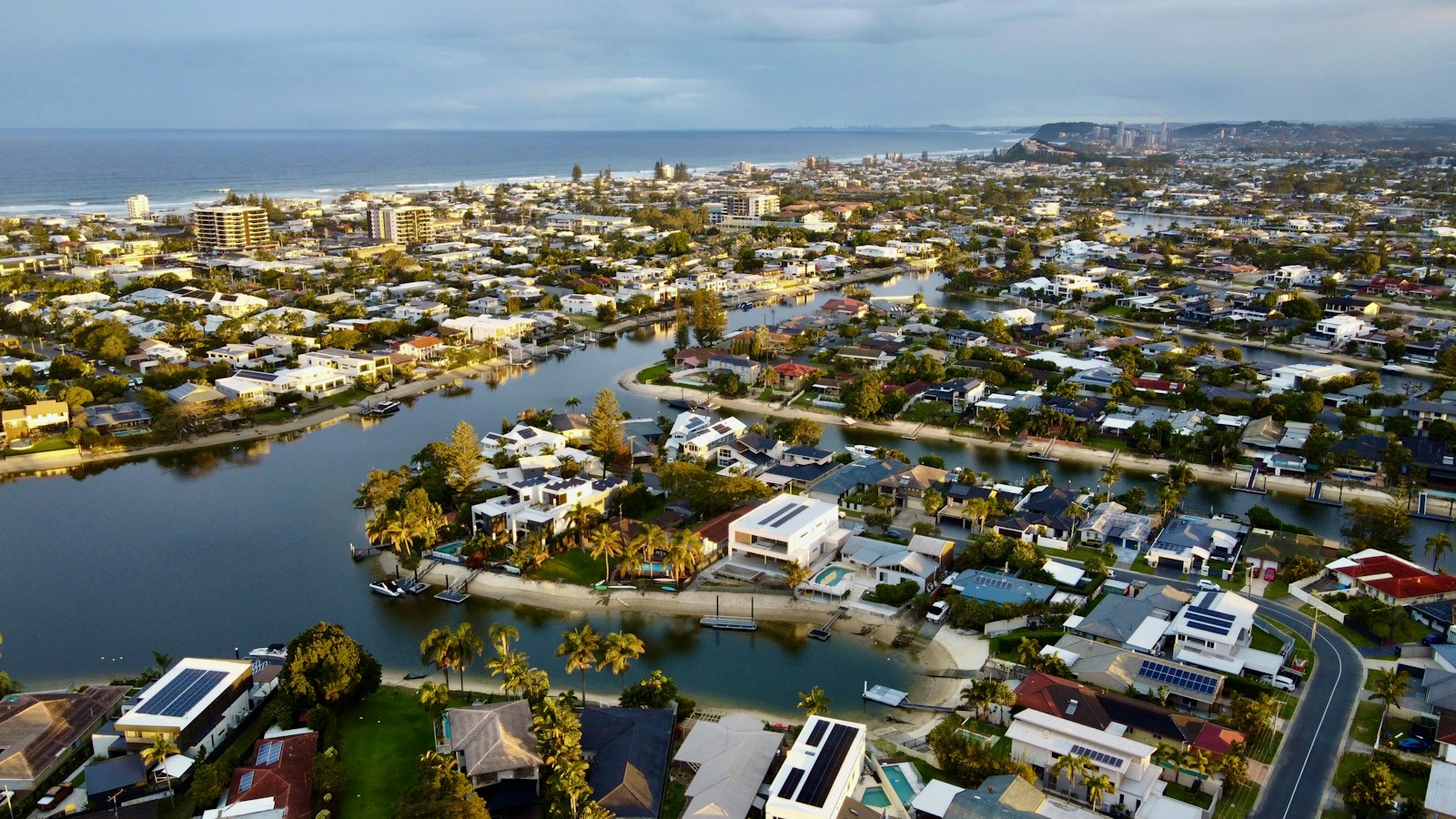 Gold Coast waterways and urban landscape